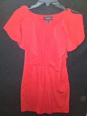 Julie Dillon New York Red Dress Size 4 Sleeveless Minimalist Cocktail